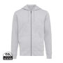 Iqoniq Abisko gerecycled katoen hoodie met rits, heather grey (S)