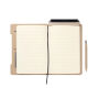 VINGA Baltimore RCS 4-in-1 Hervulbaar Notitieboek, greige