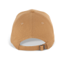 Biologisch katoenen pet met 6 panelen - K-up Gold Label Honey Brown One Size
