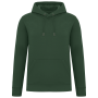 Ecologische uniseks sweater met capuchon Forest Green XXS