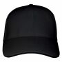 Heavy brushed cap - Italian made - Zwart