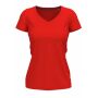 Stedman T-shirt V-neck Claire SS for her scarlet red XXL