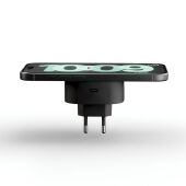 Zens draadloze oplaadadapter, zwart