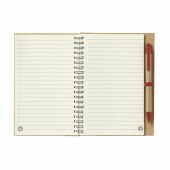 RecycleNote-L notitieboek - rood