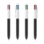 BIC® 4 Colours® balpen 4 Colours ballpen LP black_UP & RI white