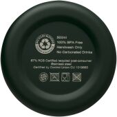 Spring 500 ml RCS-gecertificeerde gerecyclede roestvrijstalen koperen vacuümgeïsoleerde fles - Green Flash Spring 500 ml RCS-gecertificeerde gerecyclede roestvrijstalen koperen vacuümgeïsoleerde fles - Green Flash