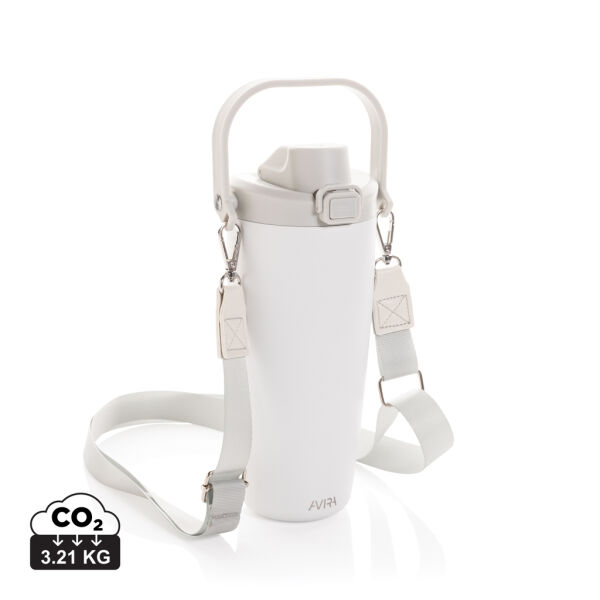 Avira Ayala RCS R-RVS duosip afsluitbare crossbody tumbler, wit Avira Ayala RCS R-RVS duosip afsluitbare crossbody tumbler, wit