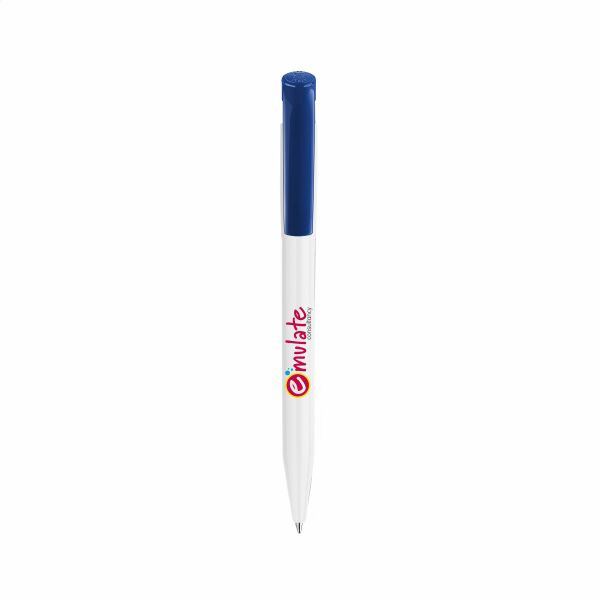 Stilolinea S45 Solid pennen - wit/donkerblauw Stilolinea S45 Solid pennen - wit/donkerblauw