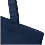 Madras 140 g/m2 draagtas van GRS gerecycled katoen 7 l - Navy