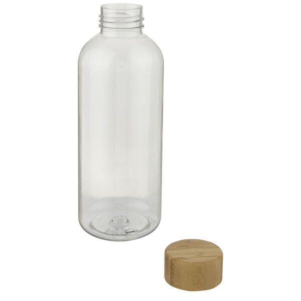 Ziggs 950 ml waterfles van gerecycled plastic - Transparant