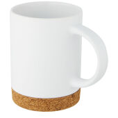 Neiva keramische mok van 425 ml met een bodem van kurk - Wit
