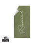 Vinga Lounge stoel handdoek, groen, beige