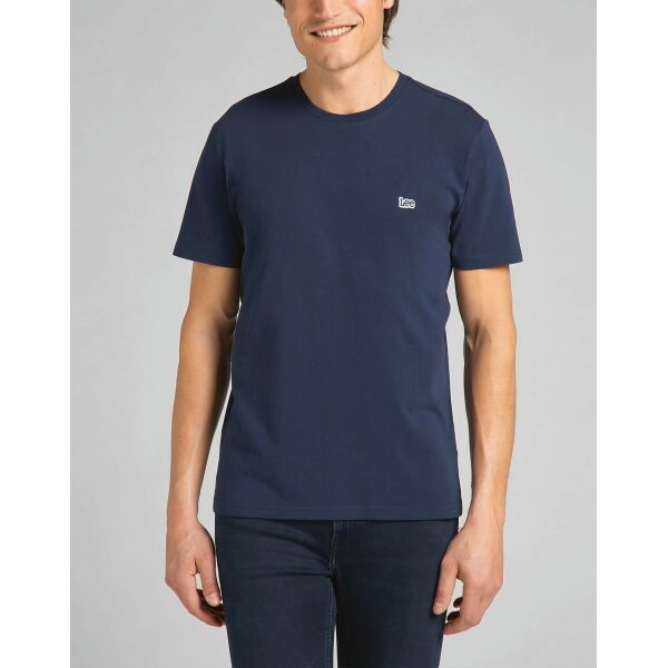 T-shirt Patch Logo Lee Black Washed S T-shirt Patch Logo Lee Black Washed S
