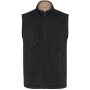 Fleece bodywarmer met binnenkant van sherpa uniseks Black XS