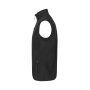 Bonded fleece vest - Black, 3XL