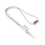 Polyester 2-kleurige koord-lanyard met full color label