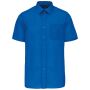 Ace - Heren Overhemd Korte Mouwen light royal blue L