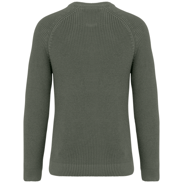 Ecologische dikke gebreide herentrui Organic Khaki S Ecologische dikke gebreide herentrui Organic Khaki S