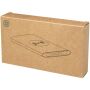 Juice type-C draadloze powerbank van 8000 mAh van gerecycled aluminium - Zwart