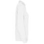 Ecologisch verwassen damesoverhemd washed white S
