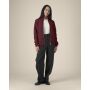 Trailer 2.0 - Het unisex sweatshirt met rits en opstaande kraag - Burgundy (5XL)