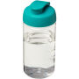 H2O Active® Bop 500 ml sportfles met flipcapdeksel - Transparent/Aquablauw