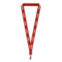 Polyester lanyard met reflecterende draden