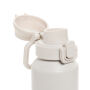 Via RCS Re-steel lockable sport bottle 600ML, beige
