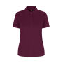 Poloshirt | stretch | dames - Bordeaux, XS