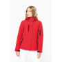 Gewatteerde softshell damesparka met capuchon Black M