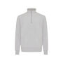 IQONIQ Elgon gerecycled katoen sweater met kwartritssluiting, light heather grey (XXL) IQONIQ Elgon gerecycled katoen sweater met kwartritssluiting, light heather grey (XXL)