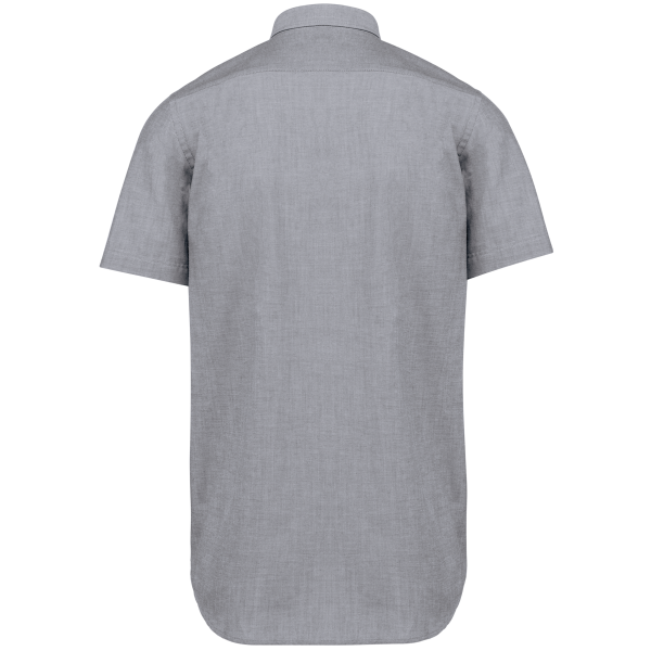 Herren Oxford Kurzarmhemd Oxford Zinc XXL Herren Oxford Kurzarmhemd Oxford Zinc XXL