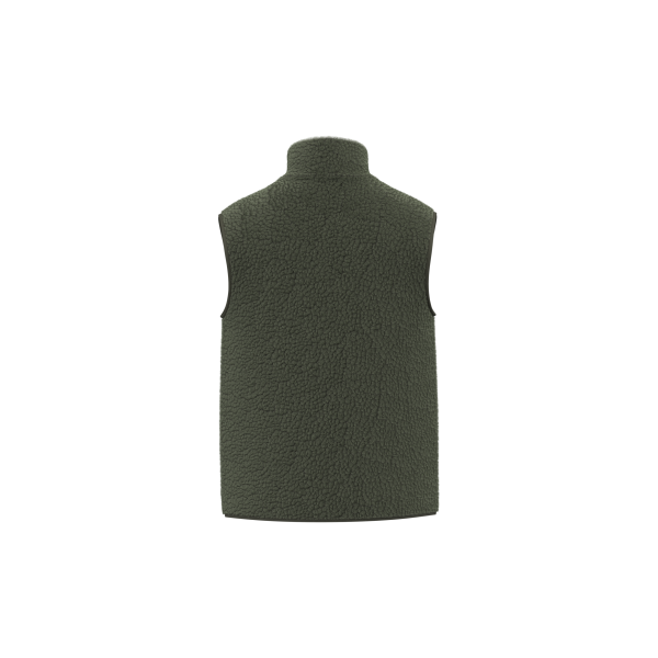 Mouwloos sherpa herenjasje Forest Khaki XXL Mouwloos sherpa herenjasje Forest Khaki XXL