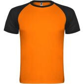 Fluor Orange/Solid black