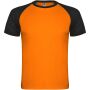 Indianapolis sportshirt met korte mouwen voor kinderen - Fluor oranje/Zwart - 4