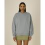 Radder 2.0 - Het unisex oversized crewneck sweatshirt - Misty Grey (M)