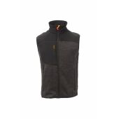 melange steel grey/black-fluorescent orange