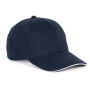 Baseballpet - 6 panelen Navy / White One Size