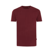 Iqoniq Bryce gerecycled katoen t-shirt, bordeauxrood (M)