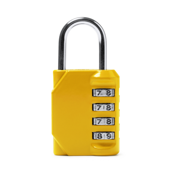 MILVIA hangslot - geel MILVIA hangslot - geel