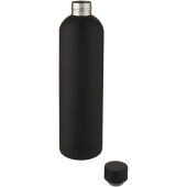 Spring 1l koperen vacuümgeïsoleerde fles - Zwart