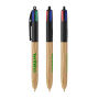 BIC® 4 Colours Wood Style 4 Colours Wood BP LP Natural_UP Black_RI Black
