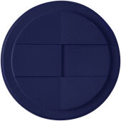 Americano® Espresso Eco 250 ml gerecyclede beker met knoeibestendig deksel - Zwart/Blauw