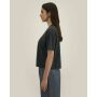 Stella Nova Vintage - Het dames boxy garment-dyed T-shirt - G. Dyed Black Rock (S) Stella Nova Vintage - Het dames boxy garment-dyed T-shirt - G. Dyed Black Rock (S)