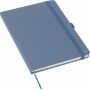 Gerecycled bioafval en kartonnen notitieboek A5 Gertrud blauw