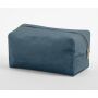 VELVET TOILETRY/ACCESSORY CASE, BLUE TOPAZ, L, BAG BASE