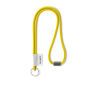 Polyester 2-kleurige koord-lanyard met full color label