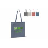 Schoudertas gerecycled katoen 140g/m² 38x42cm - Blauw Schoudertas gerecycled katoen 140g/m² 38x42cm - Blauw