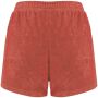 Ecologische badstof damesshort paprika XL