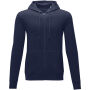 Theron heren hoodie met ritssluiting - Navy - 5XL Theron heren hoodie met ritssluiting - Navy - 5XL